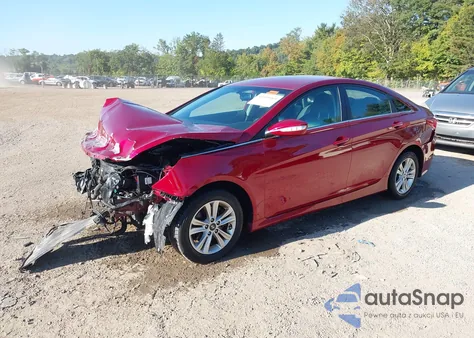 2014 Hyundai Sonata Gls from USA, damaged, VIN 5NPEB4AC4EH849025